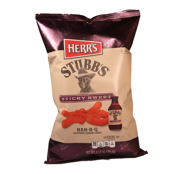 Herrs Stubbs Sticky Sweet BBQ Large Pack