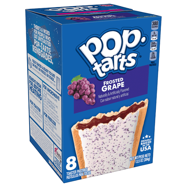 Kelloggs Pop-Tarts frosted Grape